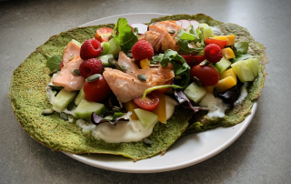 pannenkoeken met zalm